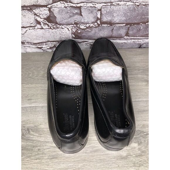 G.H Bass Weejuns Black Leather Handsewn Penny Dress Loafer Shoes Men 12D US/45EU - Picture 4 of 16